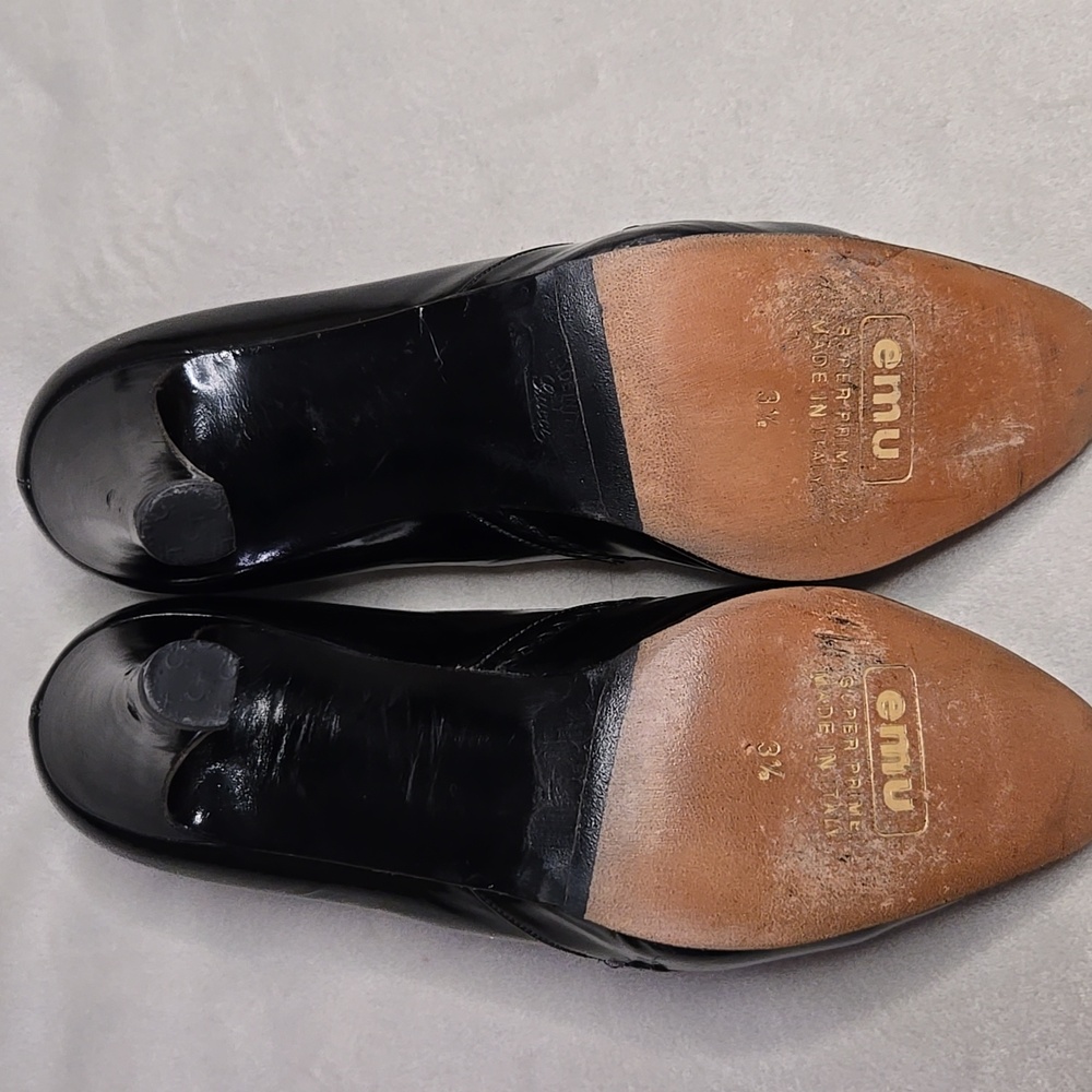 VINTAGE GUCCI Black Patent Leather Heels - Picture 9 of 17